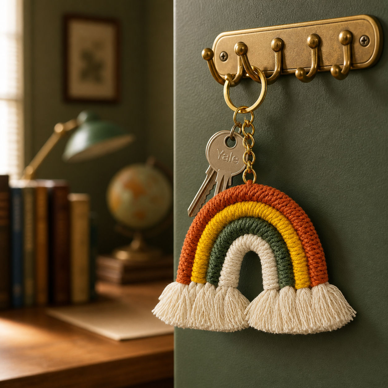 Handcrafted Rainbow Keychain Collection Carry Your Keys in Style